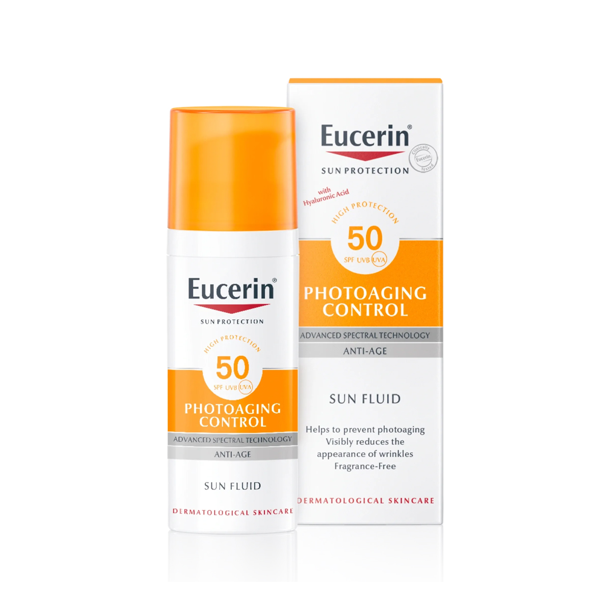 ضدآفتاب بی رنگ اوسرین مدل photo aging control